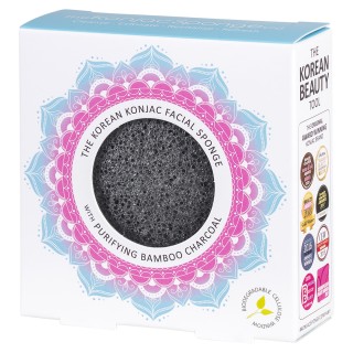 Eponge Konjac Charbon Bambou