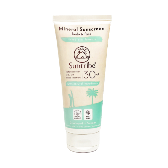 Crème Solaire Minérale Teintée Naturelle SPF30 sans nanoparticules