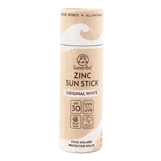 Stick Solaire Minéral SPF30 - Blanc 30 g | SUNTRIBE